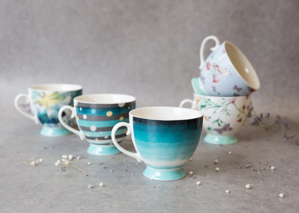 KitchenCraft China Spot Stripe Mug image 6