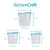 KitchenCraft BPA-Free Plastic Dry Food Storage Containers with Clip Lids, 3-Piece Set image 8