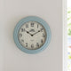Living Nostalgia Vintage Blue Wall Clock