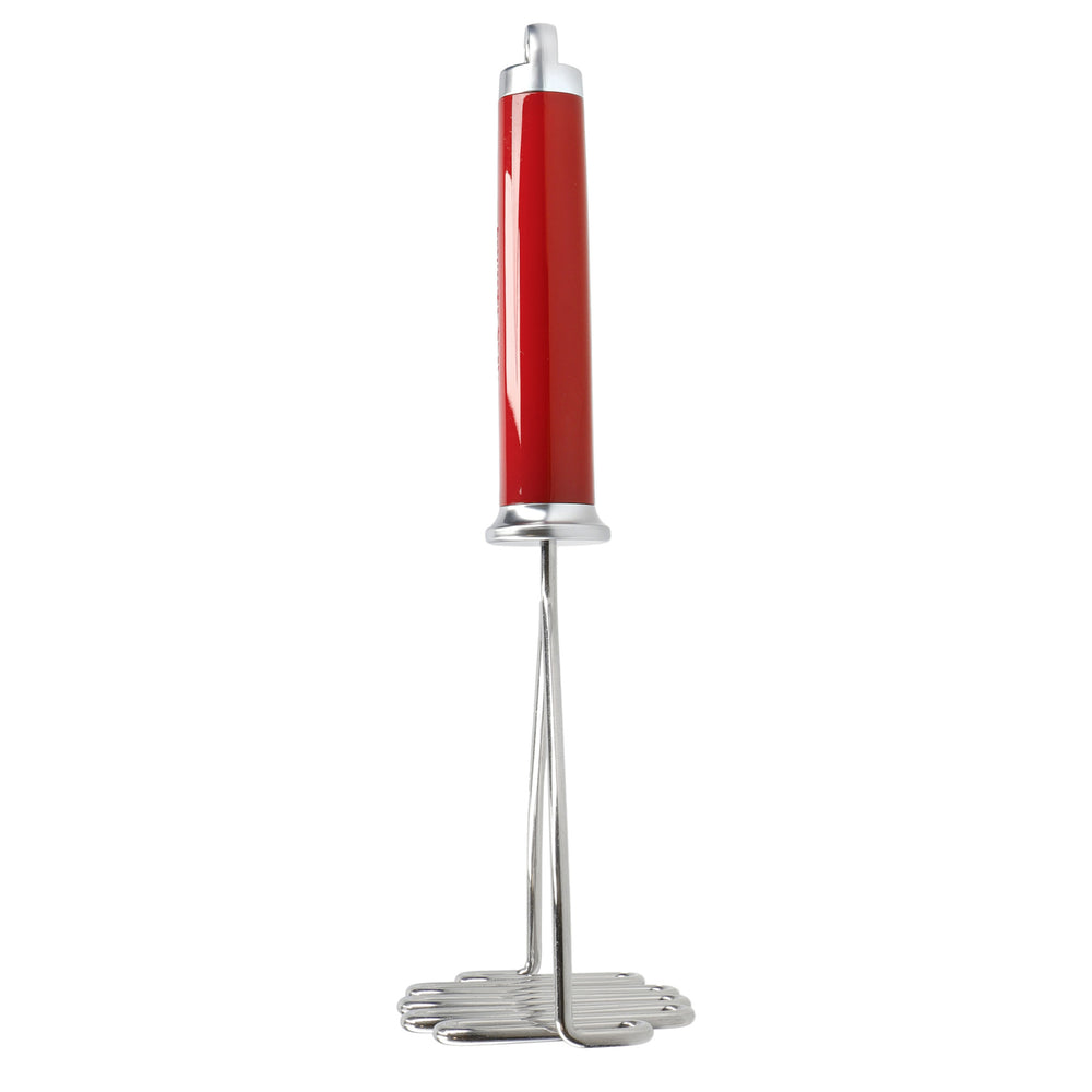 KitchenAid Stainless Steel Potato Masher – Red