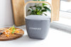 Natural Elements Grey Kitchen Compost Bin with Lid - Bamboo Fibre image 2