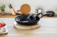 KitchenCraft Non-Stick Aluminium Frying Pans Set, 28cm, 20cm and 12cm