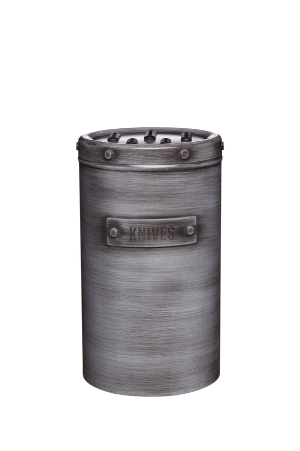 Industrial Kitchen 5-Piece Stainless Steel Knife Set and Knife Block image 3