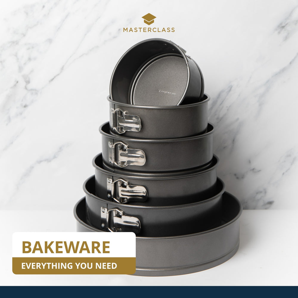 MasterClass Non-Stick Loose Base Springform Cake Pan, 18cm