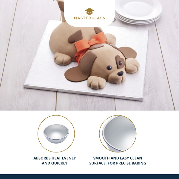 MasterClass Silver Anodised Hemisphere Cake Pan, 20cm image 9