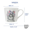 Mikasa Tipperleyhill Cat Print Porcelain Mug, 380ml image 8