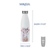 Mikasa Tipperleyhill Horse Double-Walled Stainless Steel Water Bottle, 500ml