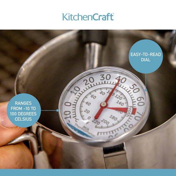 KitchenCraft Stainless Steel Milk Frothing Thermometer image 11