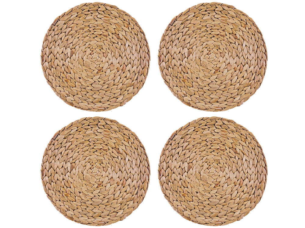 Creative Tops Water Hyacinth Pack Of 4 Round Placemats