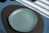 Mikasa Pebble-Shaped Faux-Leather Placemats, Set of 4, Grey, 38 x 30cm