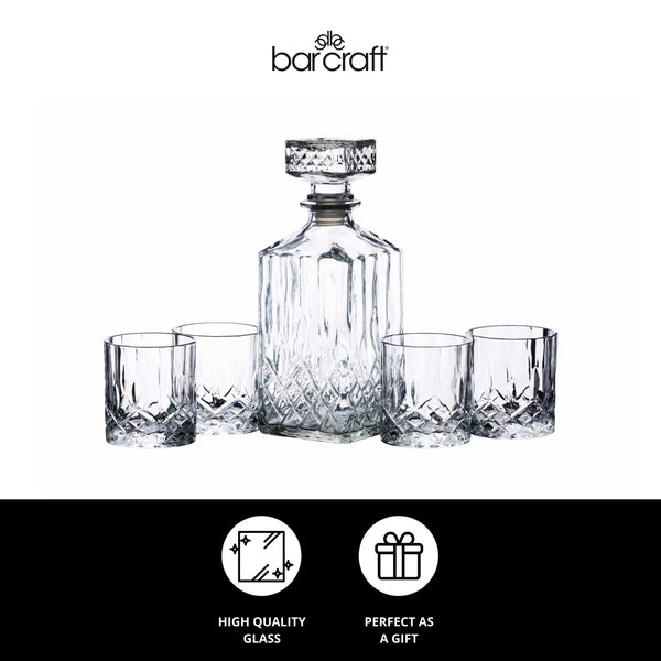 BarCraft Cut Glass Decanter Set image 9