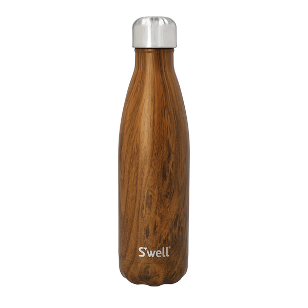 S'well 2pc Travel Mug and Bottle Set with Stainless Steel Water Bottle, 500ml and Travel Mug, 350ml, Teakwood image 2