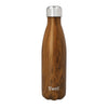 S'well 2pc Travel Bottle Set with Stainless Steel Water Bottle, 500ml, Teakwood and Grey Bottle Handle image 3