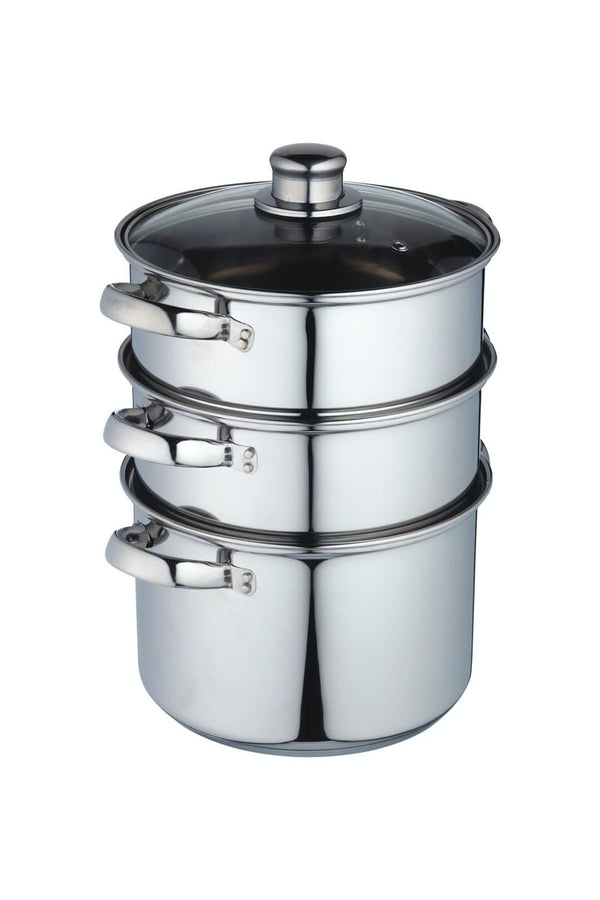 KitchenCraft Stainless Steel Three Tier Steamer, 20cm image 7