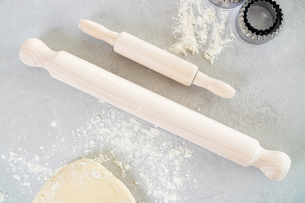 KitchenCraft Beech Wood Mini 23cm Rolling Pin