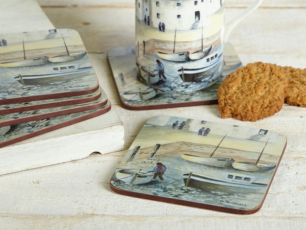 Creative Tops Cornish Harbour Pack Of 6 Premium Coasters image 2