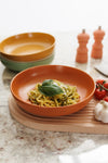 KitchenCraft Idilica Stoneware Pasta Bowls, Set of 4, 21cm image 5