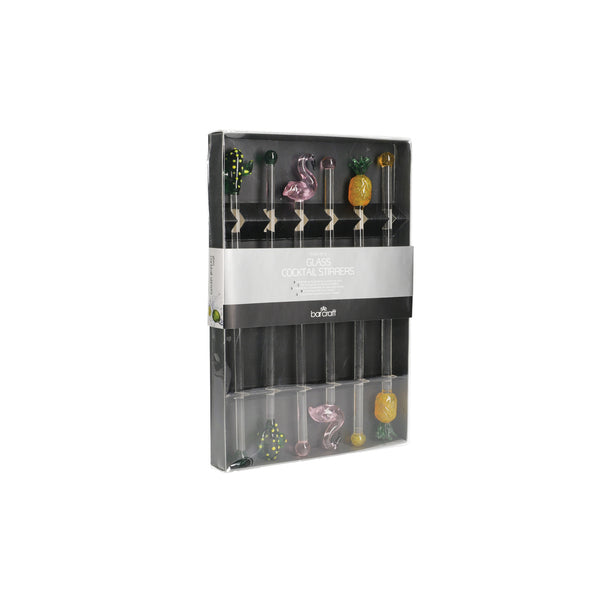 BarCraft Glass Cocktail Stirring Sticks image 4