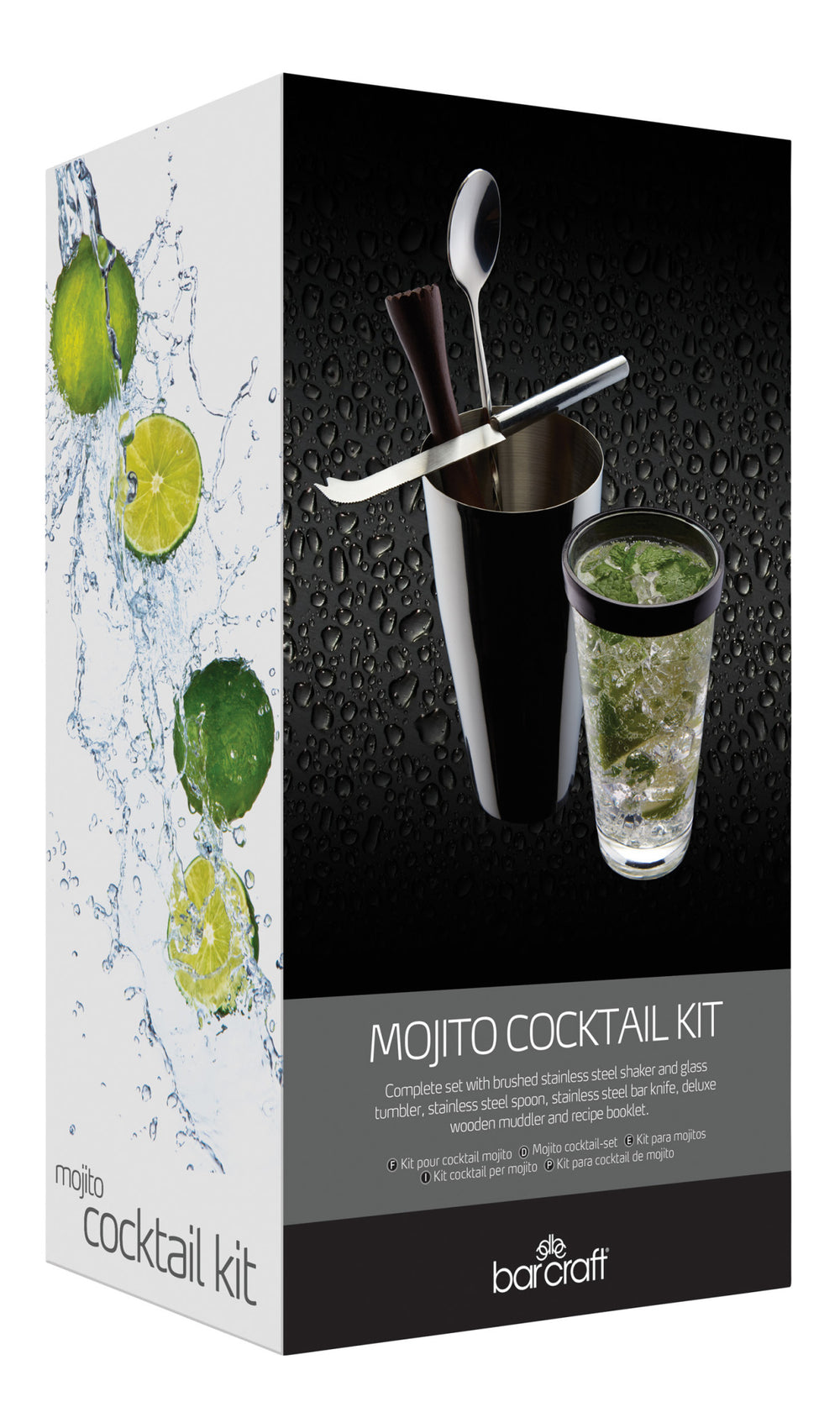 BarCraft 4 Piece Mojito Cocktail Set