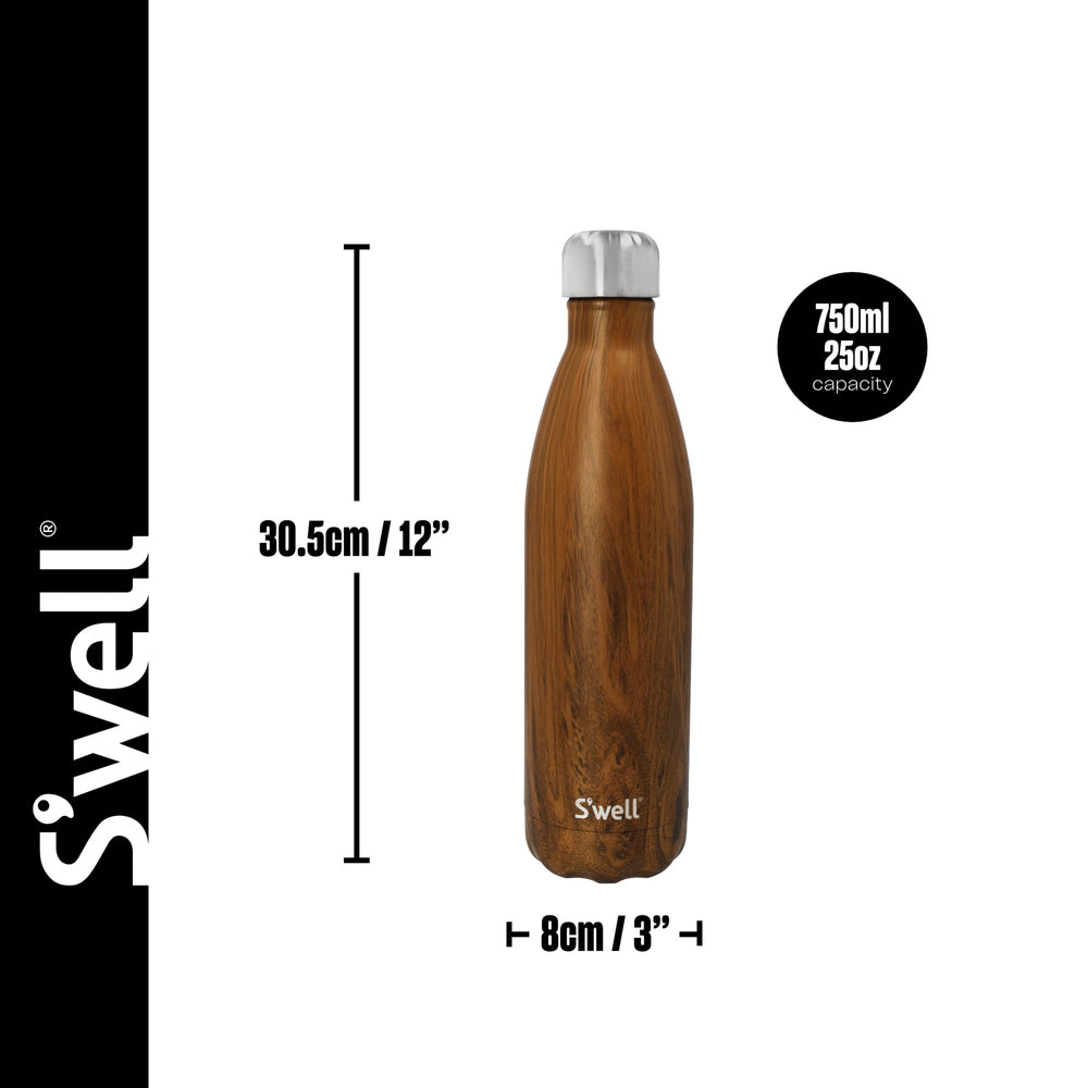 S'well Teakwood Drinks Bottle, 750ml