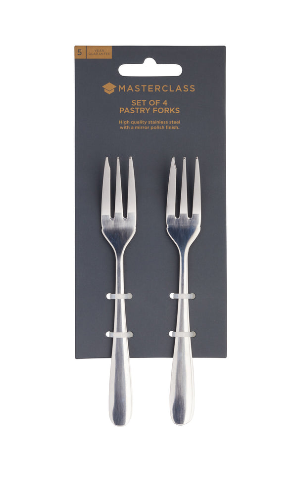 MasterClass Set of 4 Pastry Forks image 4