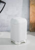 Lovello Retro Storage Jar with Geometric Textured Finish - Ice White