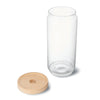 KitchenCraft Idilica Glass Storage Jar with Beechwood Lid, 1000ml image 3