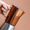 La Cafetière 4 Cup Copper Stovetop Espresso Maker - Stainless Steel, Gift Boxed image 2