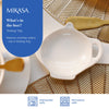 Mikasa Chalk Porcelain Teabag Tidy, 12cm, White image 7