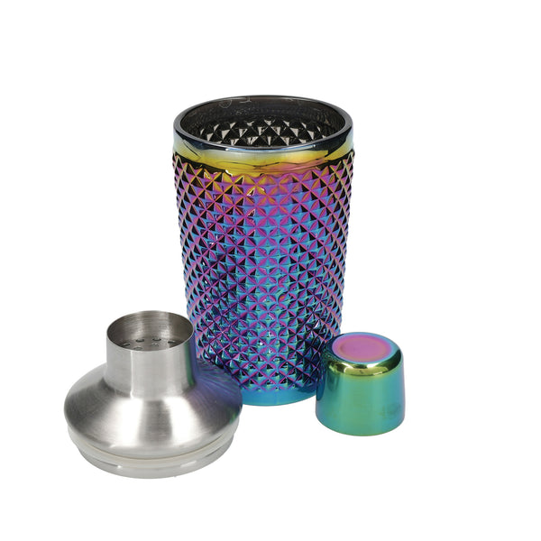 BarCraft Tropical Chic Rainbow 300ml Studded Boston Cocktail Shaker image 3