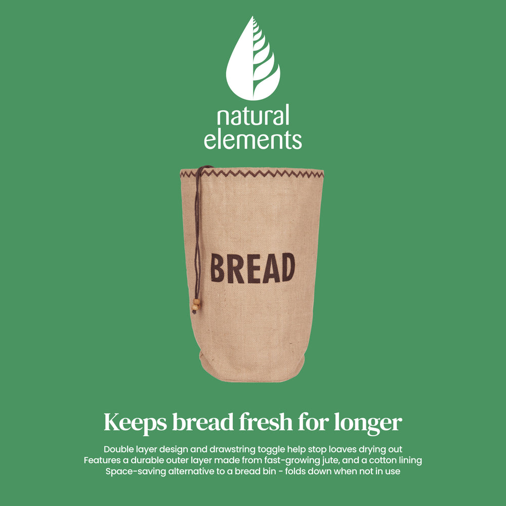 Natural Elements Hessian Eco-Friendly Bread Bag