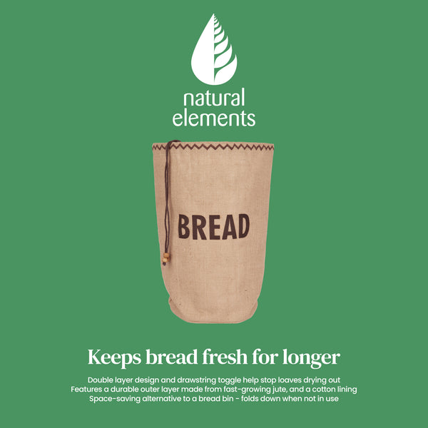 Natural Elements Hessian Eco-Friendly Bread Bag image 10