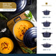 MasterClass Lightweight 4 Litre Casserole Dish with Lid - Metallic Blue