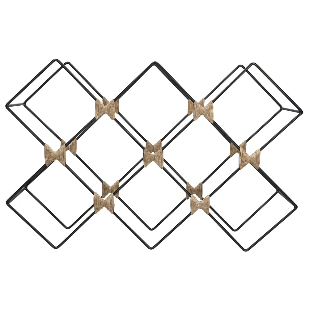 BarCraft 8-Bottle Metal Wine Rack