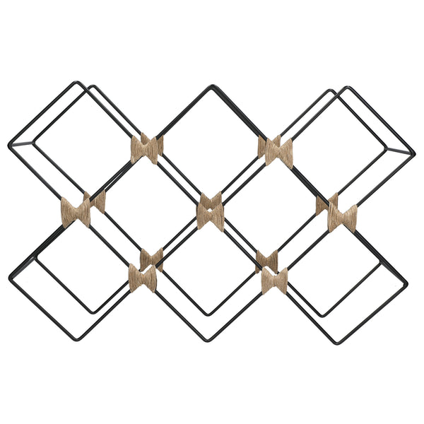 BarCraft 8-Bottle Metal Wine Rack image 3