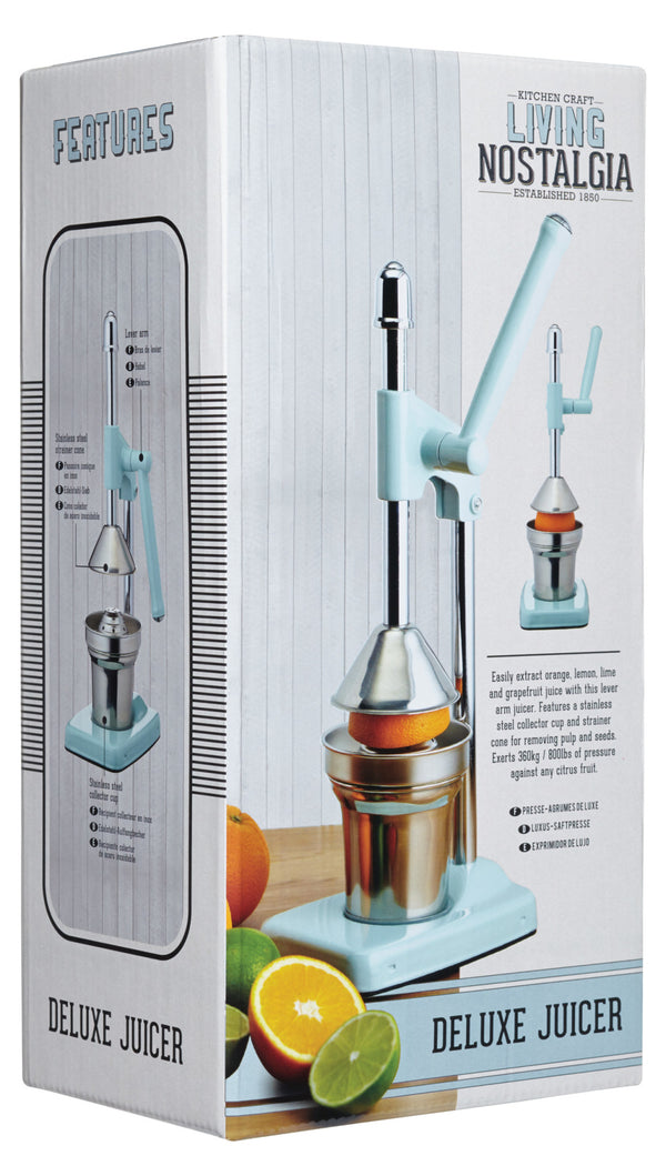 Living Nostalgia Vintage Blue Heavy Duty Juicer image 4