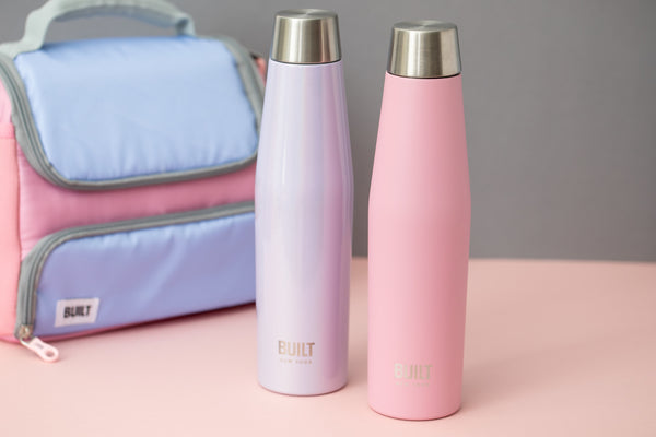 BUILT Apex 540ml Insulated Water Bottle, BPA-Free 18/8 Stainless Steel - Iridescent Lilac image 5