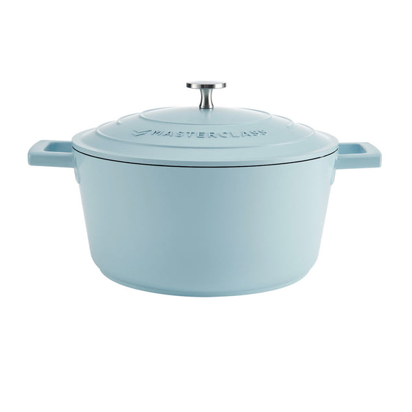 MasterClass Sky Blue Cast Aluminium Casserole Dish, 4L image 3