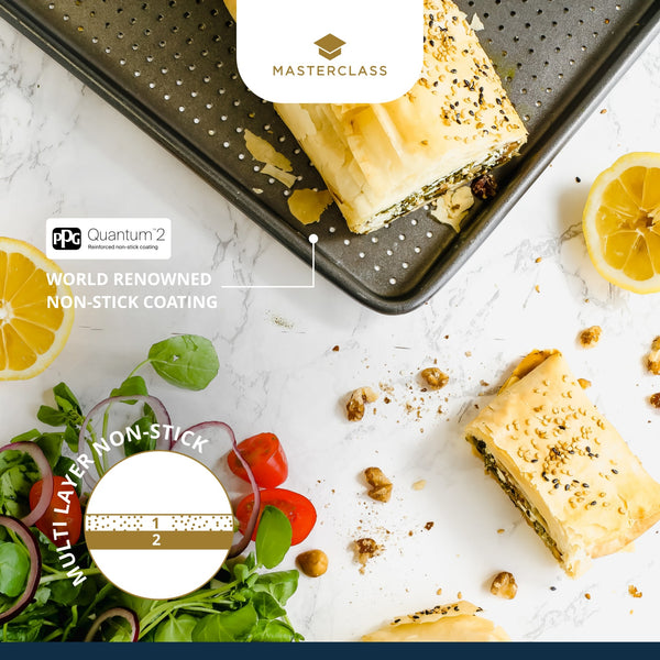 MasterClass Crusty Bake Non-Stick Baking Tray, 39cm x 27cm image 11