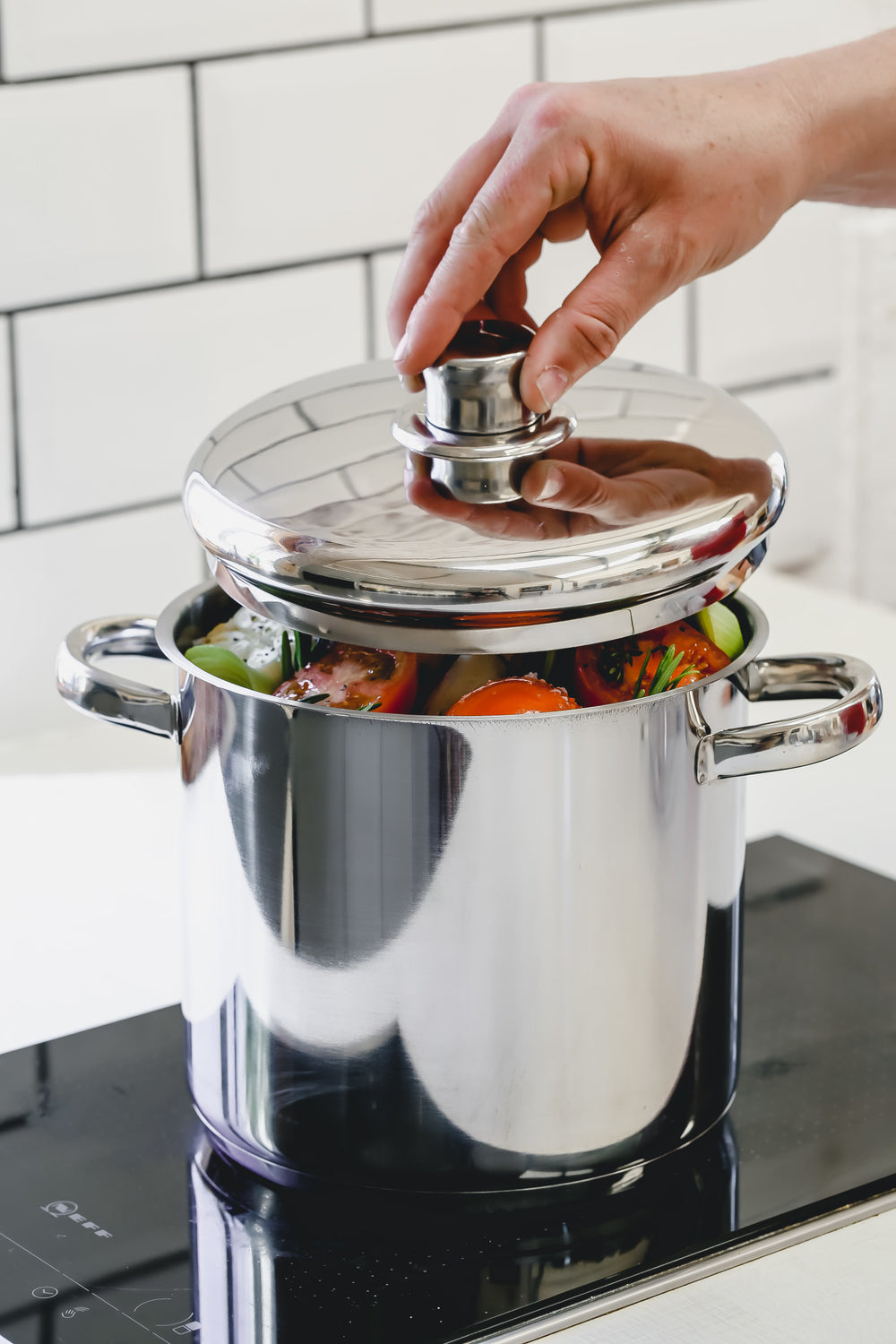 MasterClass Stainless Steel Stockpot, 5.5L