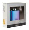BarCraft Exotic Rainbow Hip Flask with Easy Pour Funnel image 4