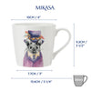 Mikasa Tipperleyhill Mouse Print Porcelain Mug, 380ml