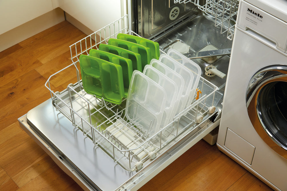 KitchenCraft Healthy Eating 5-Pack Portion Control Lunch Boxes with Compartments