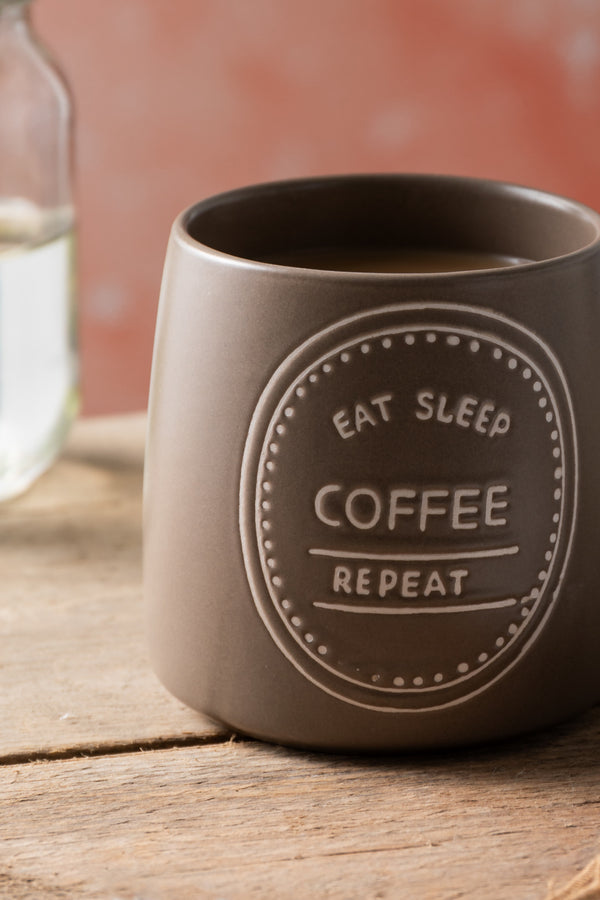 Mikasa Eat Sleep Coffee Repeat Mug, 400ML image 5