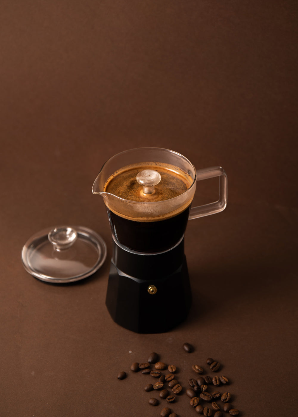 La Cafetière Verona Glass Espresso Maker - 6 Cup, Black