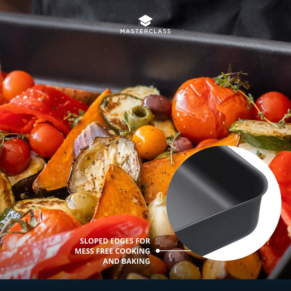 MasterClass Non-Stick Hard Anodised Roasting Pan, 42cm image 12