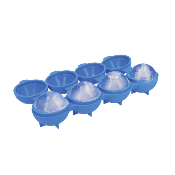 Colourworks Sphere Ice Cube Moulds in Gift Box, LFGB-Grade Silicone - Blue image 7