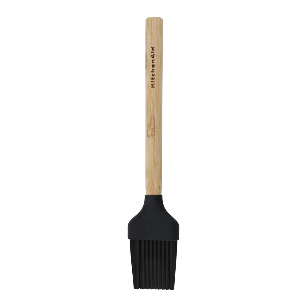 KitchenAid Bamboo Pastry Brush with Heat Resistant and Flexible Silicone Head image 1