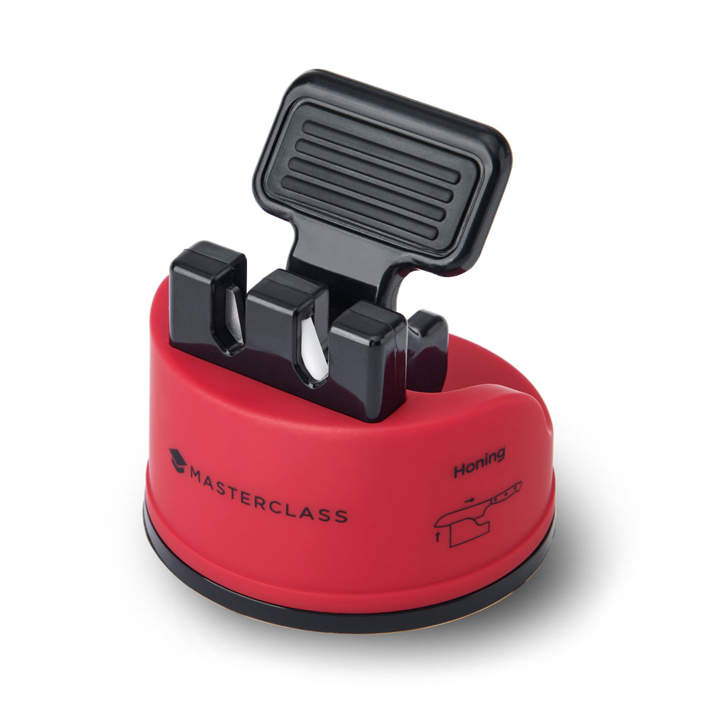 MasterClass Smart Sharp Dual Knife Sharpener, Red
