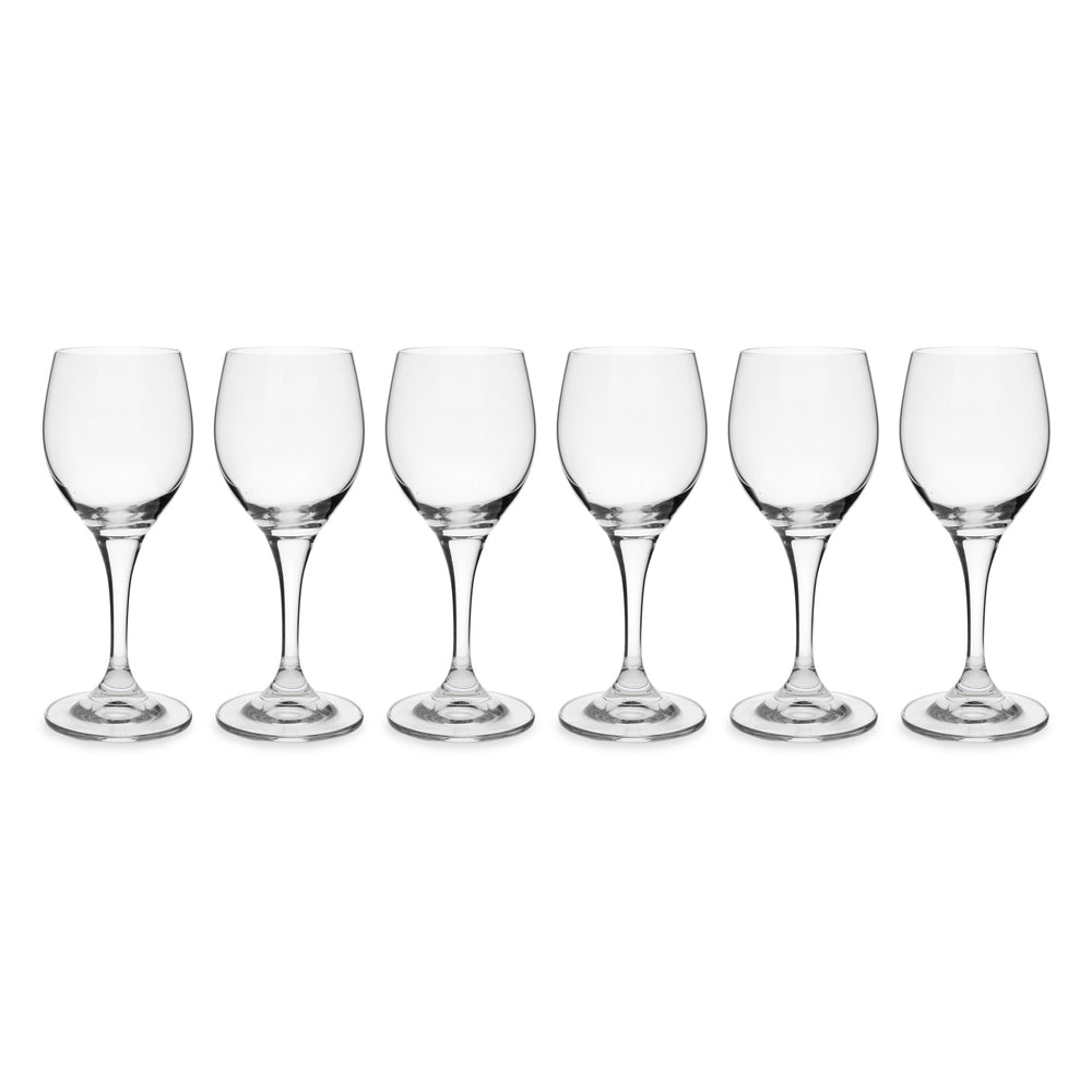 Mikasa Hospitality Hops White Wine Glasses, 250 ml, Set of 6 image 1